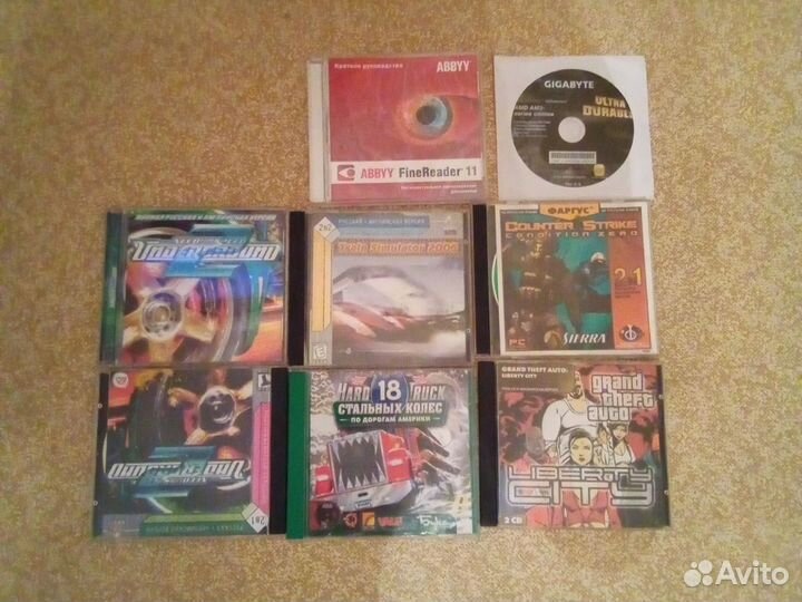 Игры на CD. Старые. Пакетом