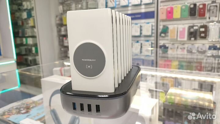 6 in 1 Power Bank Station 10000mAh Powerology With