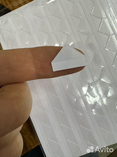 Уголки для фото самоклеящиеся прозрачные