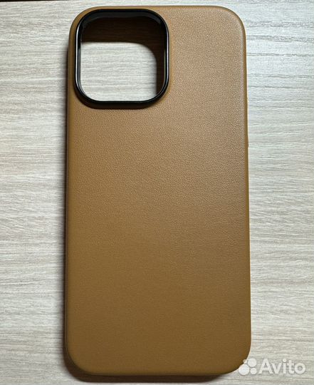 Кожаный чехол на iPhone 14 pro max