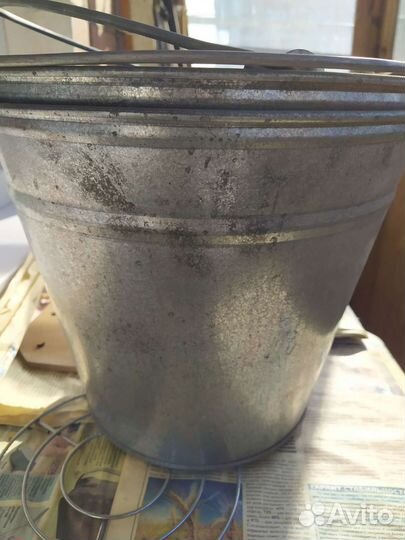 Вёдра оцинкованные новые