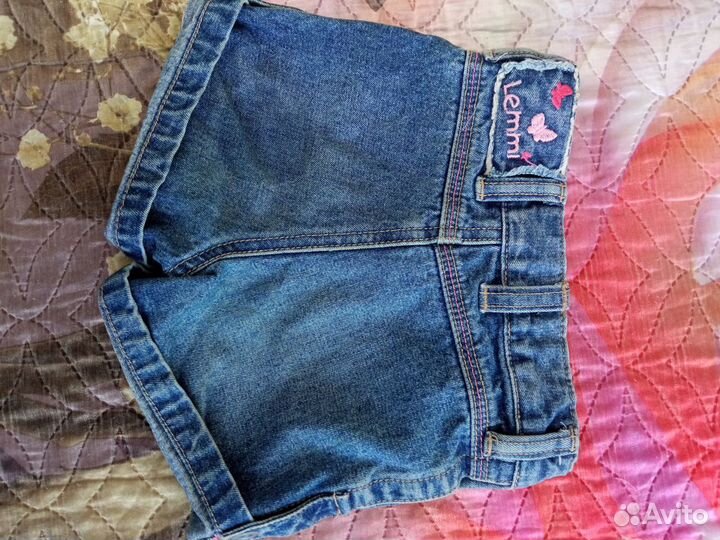 Джинсовые шорты на девочку