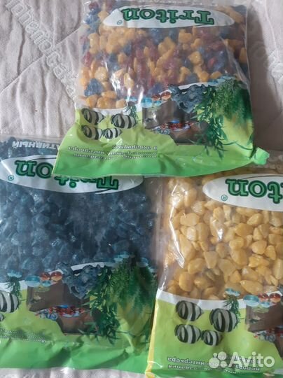 Компрессор для аквариума, распылители,грунт