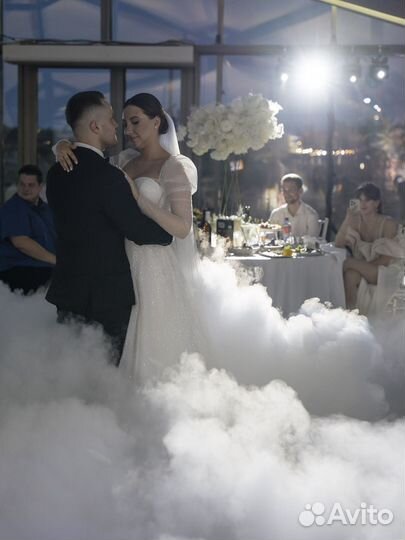 Тяжелый дым на свадьбу Холодные фонтаны Конфетти