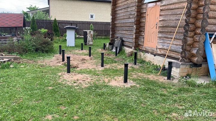 Сваи винтовые 108/2500 под ключ, гарантия