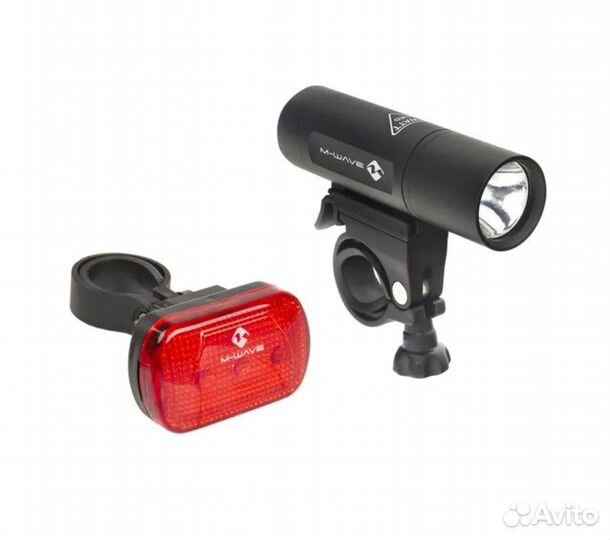 Фара + фонарь задний для велосипеда M-wave