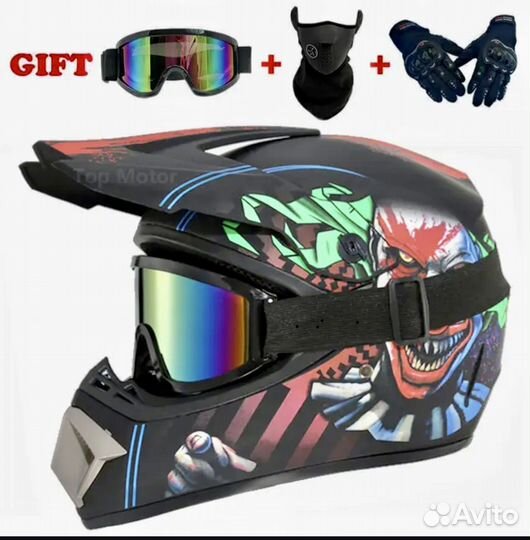 Мотошлем кроссовый шлем для мотокросса