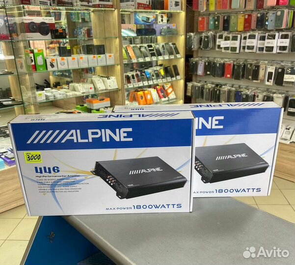 Автомобильный усилитель alpine 1800watt