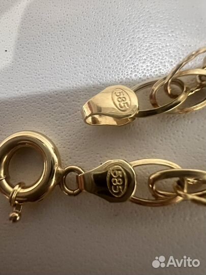 Цепь золотая женская