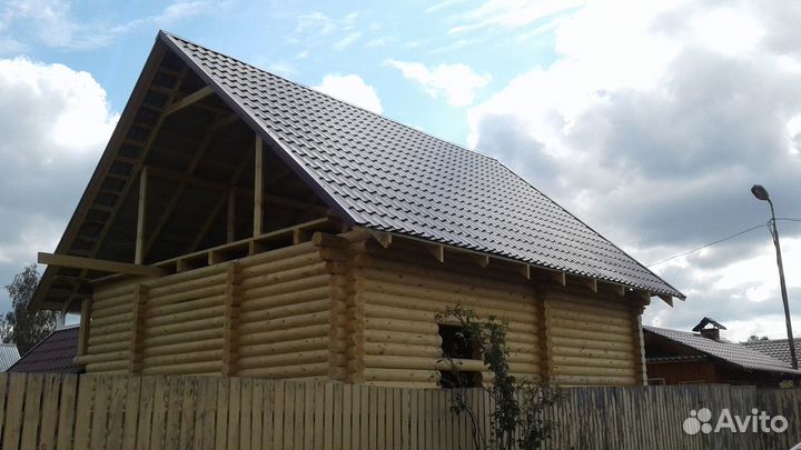 Бригада строителей деревянных домов