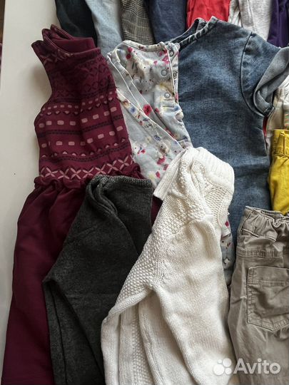 Вещи пакетом на девочку 98 104