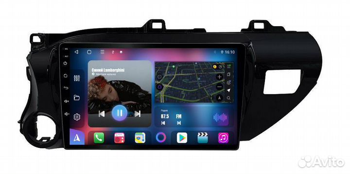 Автомагнитола Toyota Hilux 2015-2020 Android GPS