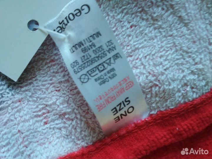 Полотенце-пончо Божья коровка