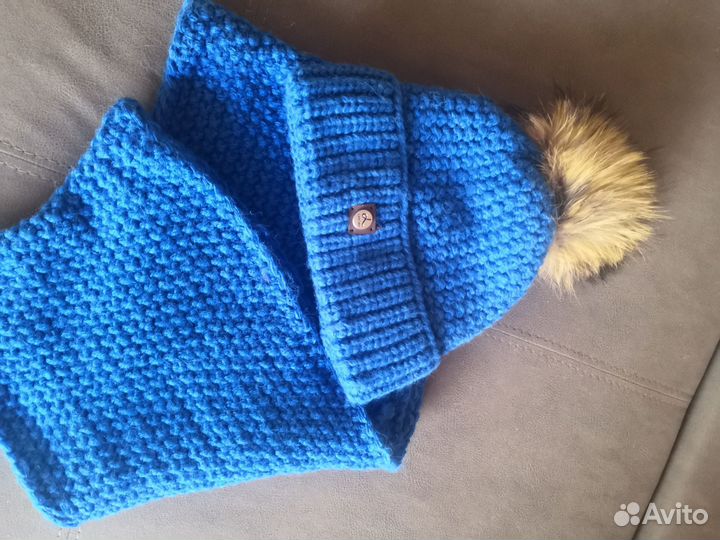 Комплект шапка и снуд