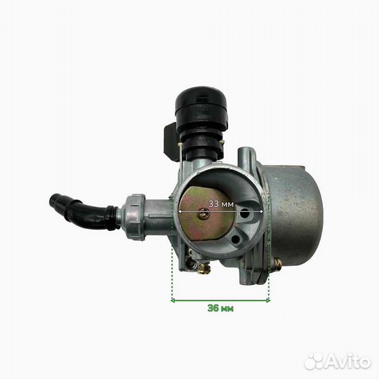 Карбюратор на мопед Альфа, Дельта 4T 139FMB, 147FM