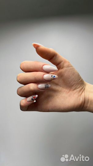 Маникюр, укрепление, гель-лак