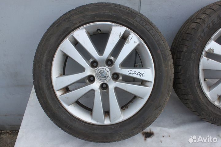 Диски литые с резиной R16 Opel Astra H др178