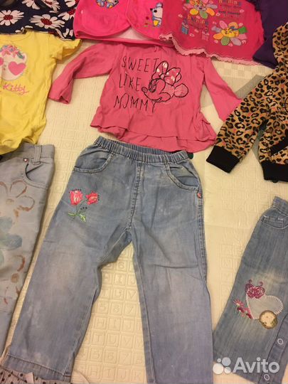 Пакет вещей на девочку 80-86 р