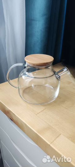 Чайник заварочный стеклянный 900мл