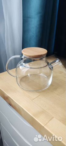 Чайник заварочный стеклянный 900мл