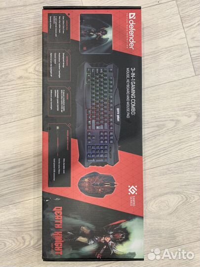 Клавиатура, мышь, коврик. (Игровой Комплект)