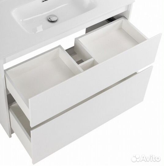 Мебель для ванной BelBagno Kraft-1000-PIA-BB1000ETL Bianco Opaco