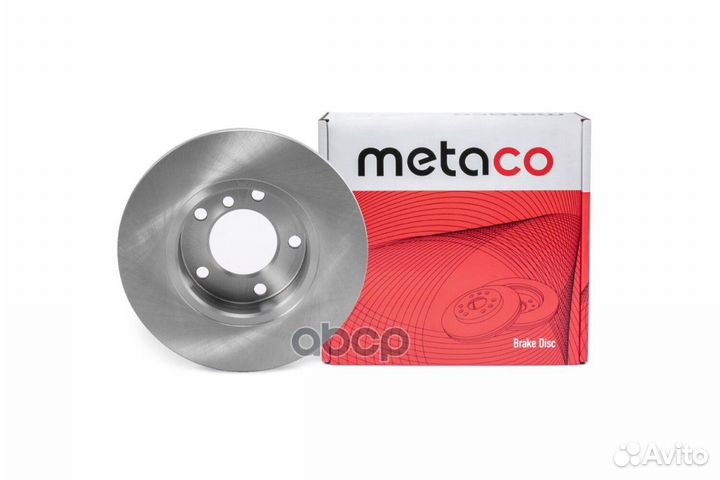 Диск тормозной передний не вентили 3100021 metaco