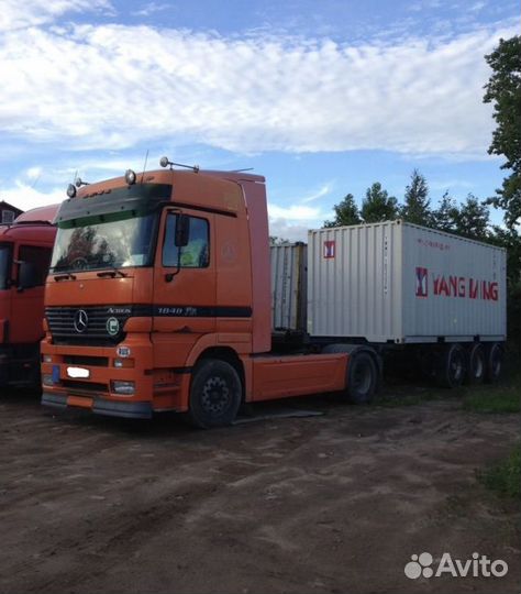 Водитель категории се на контейнеровоз