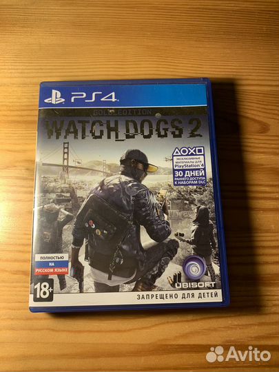 Игра Watch Dogs2 на ps4 (Golden Edition)