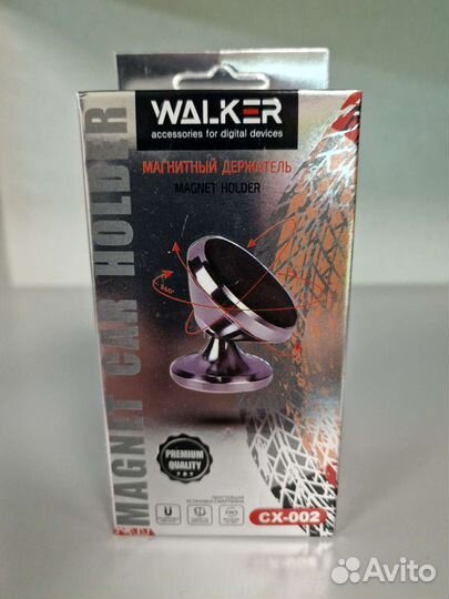 Магнитный держатель для телефона walker cx 002