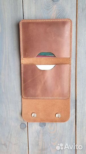 Портмоне охотника из натуральной кожи