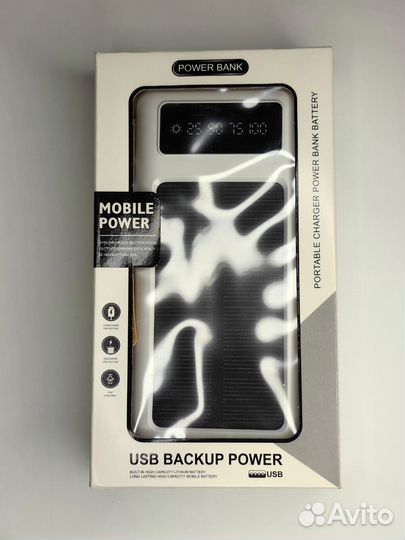 Powerbank с солнечной батареей 20000 mAh