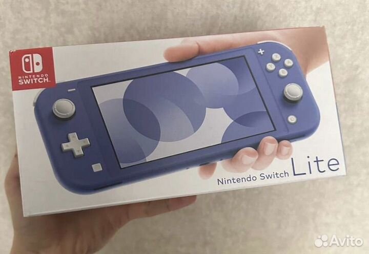 Игровая консоль Nintendo Switch Lite Blue новая