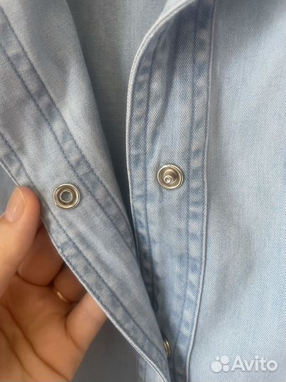 Рубашка джинсовая 54-56