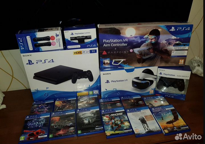 Аренда Playstation 4 Pro, VR PS4,Xbox Dendy