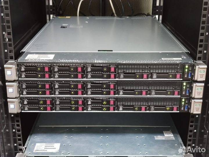 Сервер HP DL360 Gen9 8sff 2xE5-2637v4 192GB
