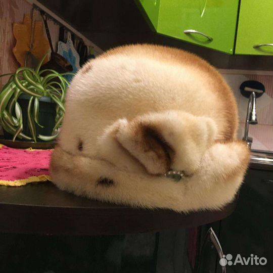 Шапка норковая женская