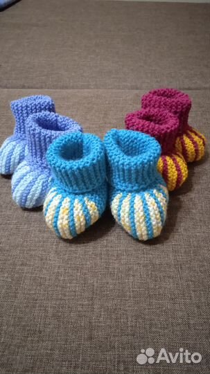 Пинетки вязаные