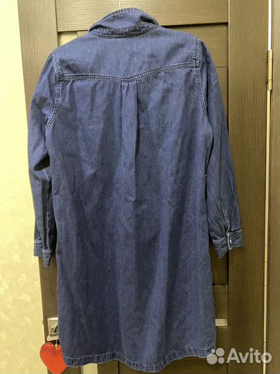Платье рубашка джинсовая