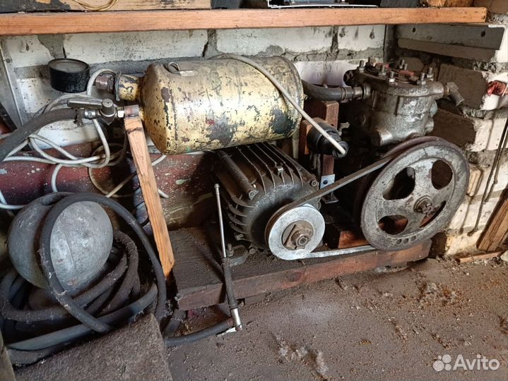 Компрессор воздушный самодельный б/у