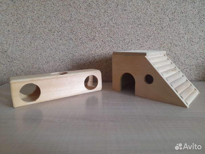 Домик и тоннель для хомяка