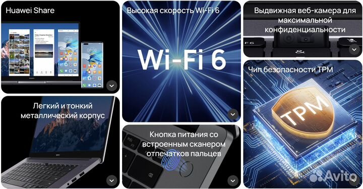 Новый Ноутбук Huawei MateBook B3-520-15