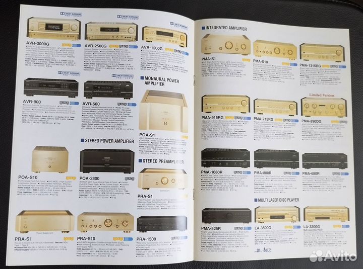 Каталог HI-FI Component denon за 1997