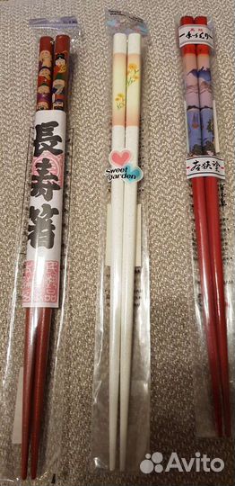 Палочки для еды Япония, деревянные, многоразовые