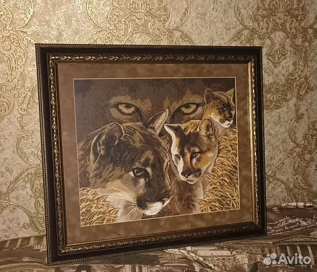 Золотое руно, картина Взгляд пумы дж-024