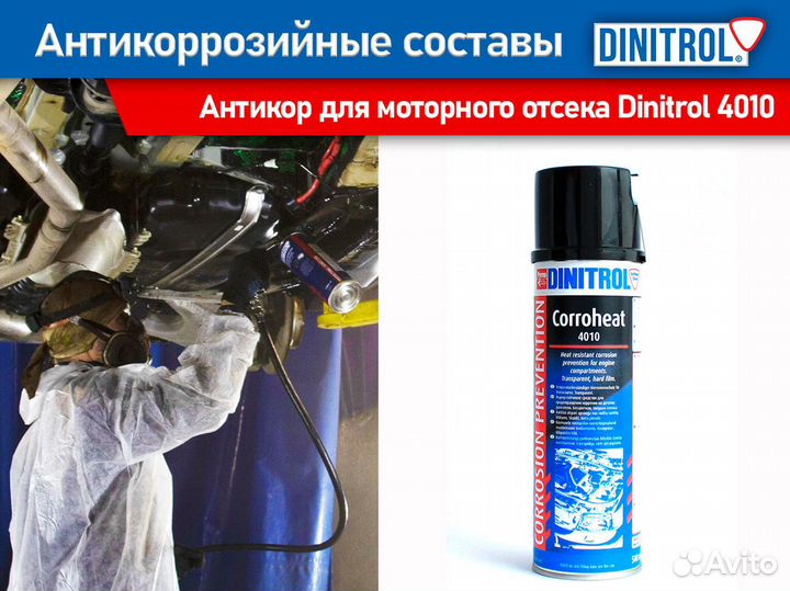 Антикор моторного отсека Динитрол Dinitrol 4010