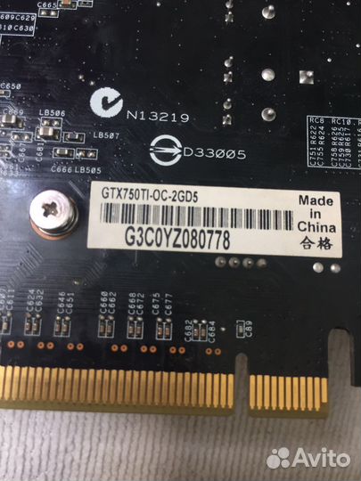 Видеокарта GTX 750ti 2gb