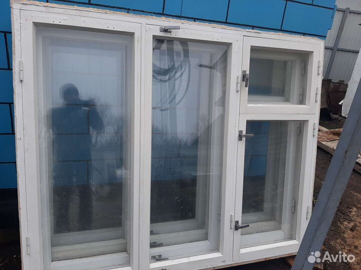 Деревянные окна со стеклопакетом бу