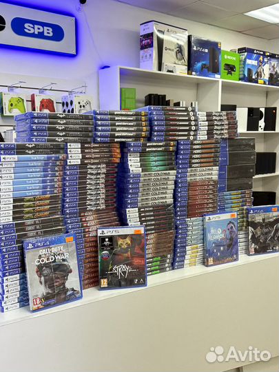 Огромный ассортимент новых дисков PS4/PS5