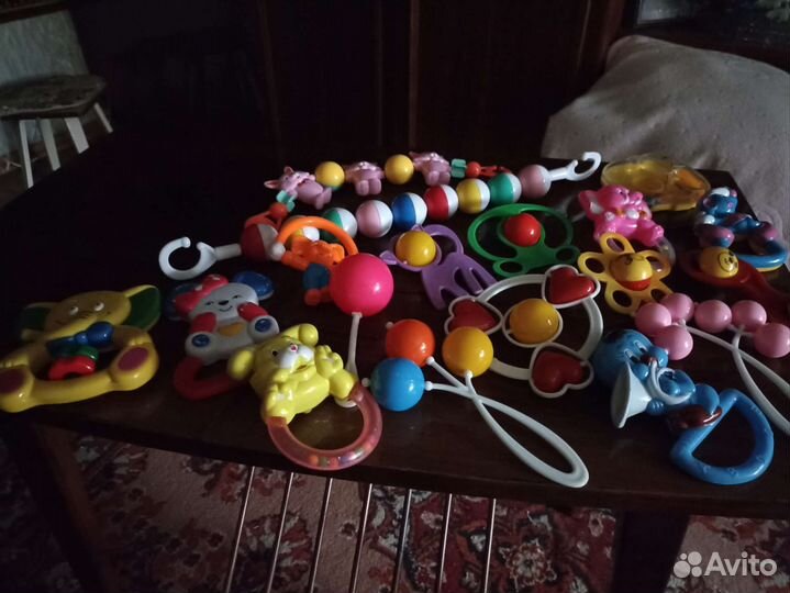 Игрушки погремушки пакетом